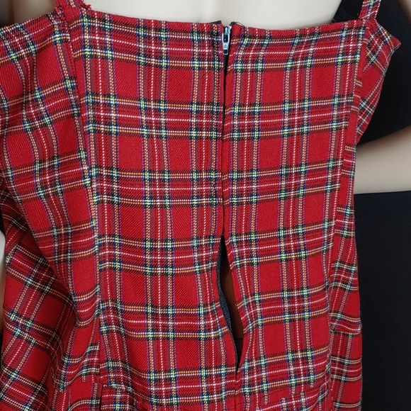 LIPSERVICE Hot Topic Tartan Plaid 2X Dress - Picture 3 of 4